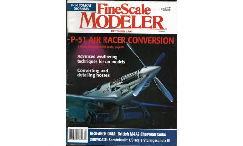 Revista Fine Scale Modeler 1994-12 P-51 Air Racer Conversion
